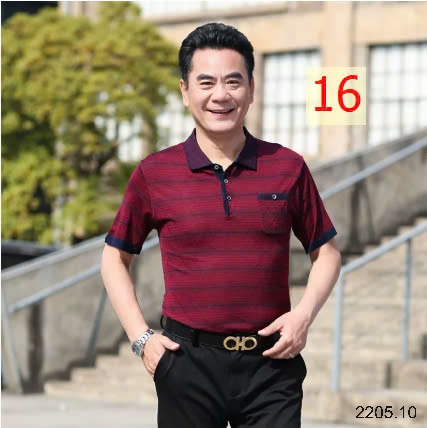 25HA2205.10 -POLO TRUNG NIÊN CHO BỐ