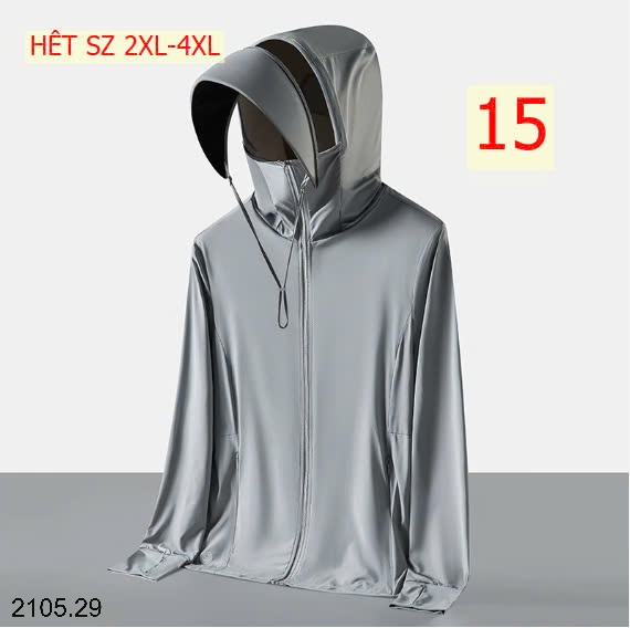 25HA2105.29 - ÁO CHỐNG NẮNG LỤA BĂNG NAM NỮ