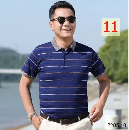 25HA2205.10 -POLO TRUNG NIÊN CHO BỐ