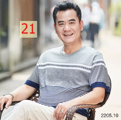 25HA2205.10 -POLO TRUNG NIÊN CHO BỐ
