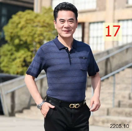 25HA2205.10 -POLO TRUNG NIÊN CHO BỐ
