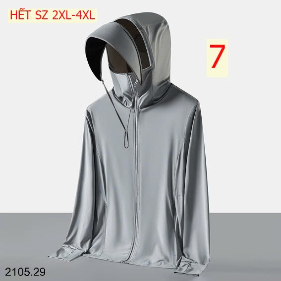 25HA2105.29 - ÁO CHỐNG NẮNG LỤA BĂNG NAM NỮ