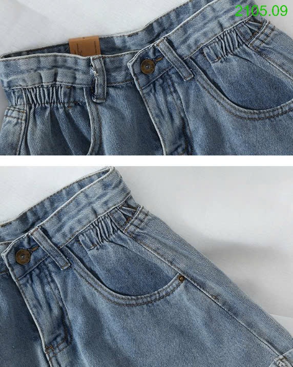 25HA2105.09 - QUẦN SHORT ĐÙI JEAN NỮ