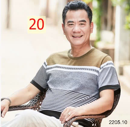 25HA2205.10 -POLO TRUNG NIÊN CHO BỐ