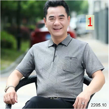 25HA2205.10 -POLO TRUNG NIÊN CHO BỐ