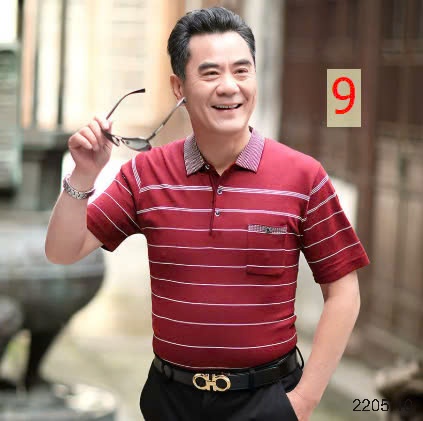 25HA2205.10 -POLO TRUNG NIÊN CHO BỐ