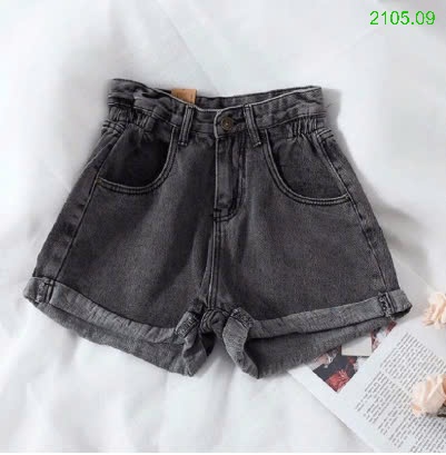 25HA2105.09 - QUẦN SHORT ĐÙI JEAN NỮ