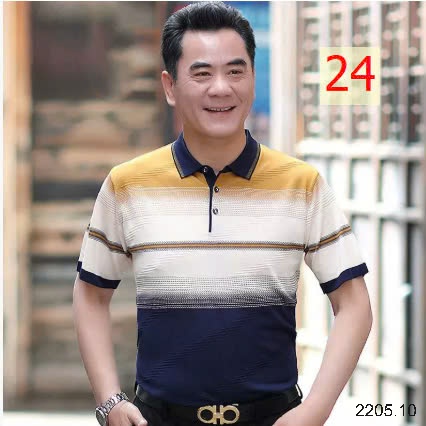 25HA2205.10 -POLO TRUNG NIÊN CHO BỐ