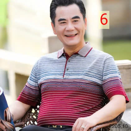 25HA2205.10 -POLO TRUNG NIÊN CHO BỐ