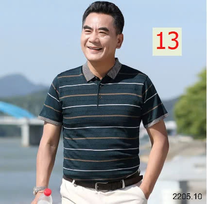 25HA2205.10 -POLO TRUNG NIÊN CHO BỐ