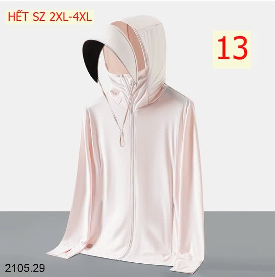 25HA2105.29 - ÁO CHỐNG NẮNG LỤA BĂNG NAM NỮ