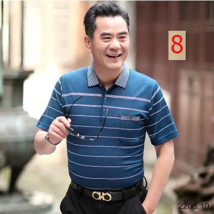 25HA2205.10 -POLO TRUNG NIÊN CHO BỐ