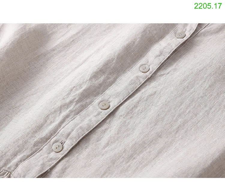 25HA2205.17 - VÁY ĐŨI CỔ SEN DÁNG DÀI