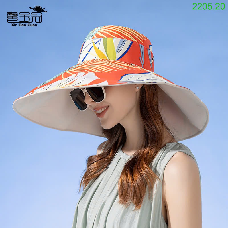 25HA2205.20 - MŨ CHỐNG NẮNG VÀNH RỘNG NỮ