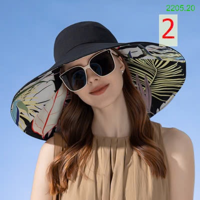 25HA2205.20 - MŨ CHỐNG NẮNG VÀNH RỘNG NỮ