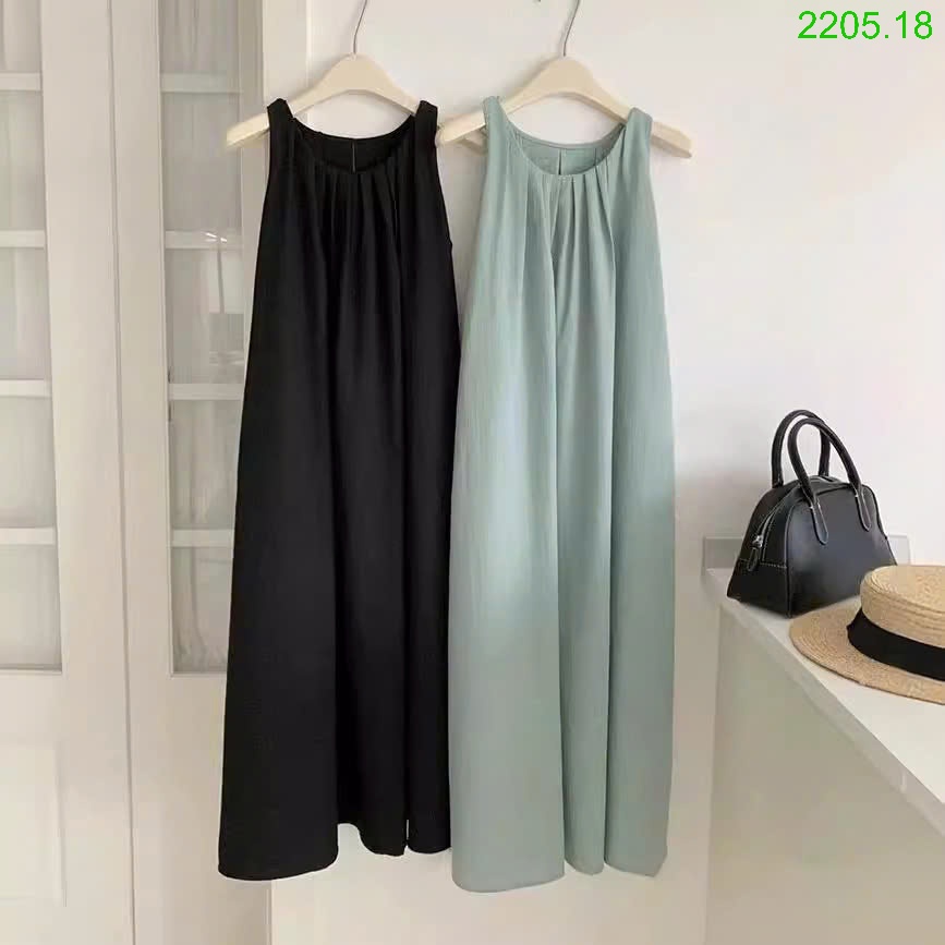 25HA2205.18 - VÁY XUÔNG SÁT NÁCH HỞ LƯNG CHO NỮ
