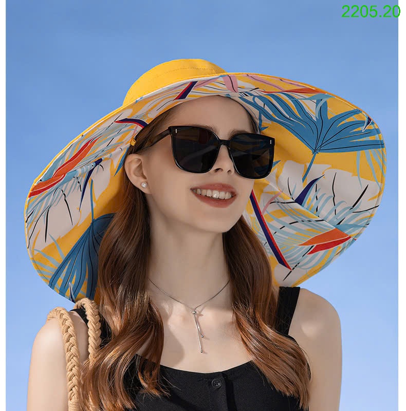 25HA2205.20 - MŨ CHỐNG NẮNG VÀNH RỘNG NỮ