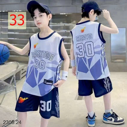 25HA2305.24 - BỘ THỂ THAO BA LỖ BÉ TRAI SIZE ĐẠI