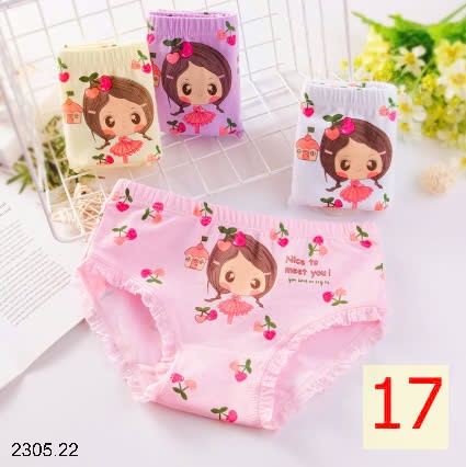 25HA2305.22 - SET 4 QUẦN CHÍP BÉ GÁI