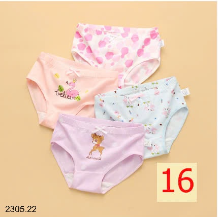 25HA2305.22 - SET 4 QUẦN CHÍP BÉ GÁI