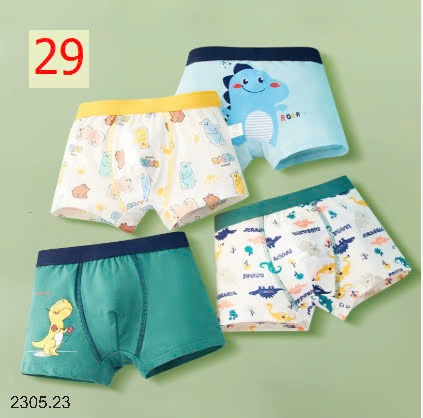 25HA2305.23 - SET 4 QUẦN SỊP ĐÙI BÉ TRAI