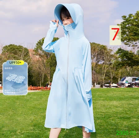 25HA2305.03 - ÁO CHỐNG NẮNG DÁNG DÀI CHO BÉ
