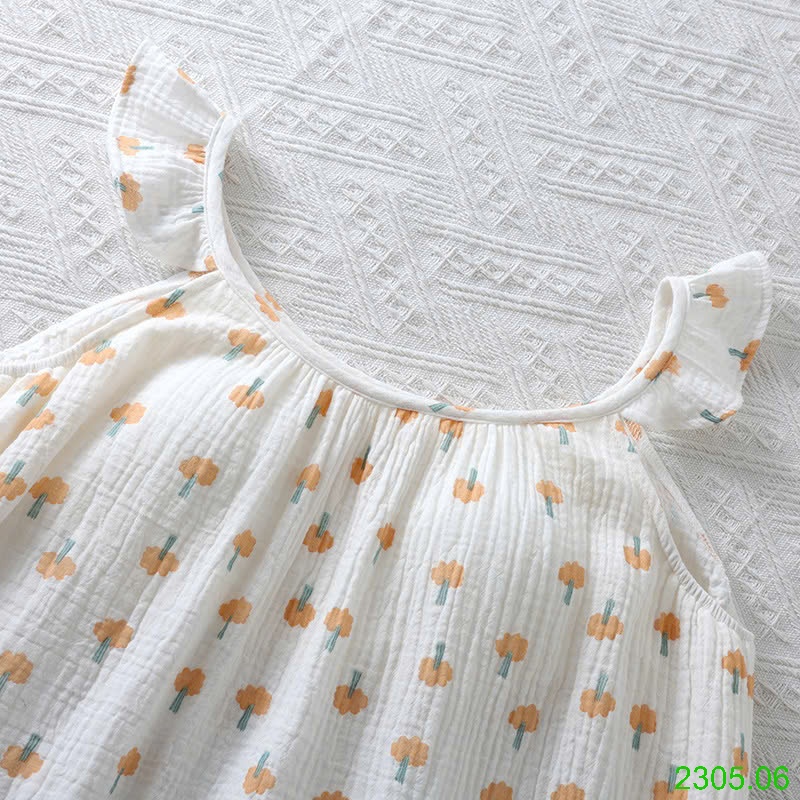 25HA2305.06 - VÁY XÔ MUSLIN KÈM ĐỆM NGỰC CHO NỮ