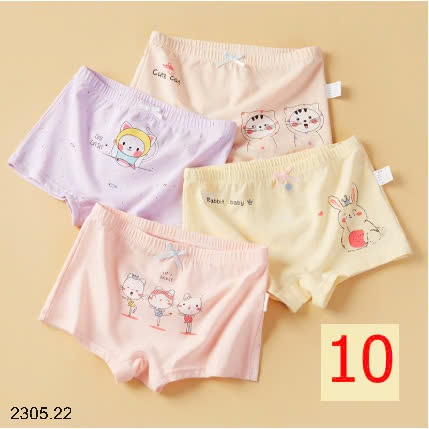 25HA2305.22 - SET 4 QUẦN CHÍP BÉ GÁI