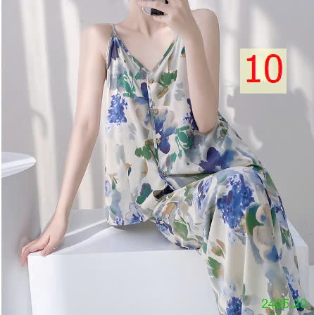 25HA2405.20 - BỘ LANH LỤA 2 DÂY QUẦN DÀI NỮ