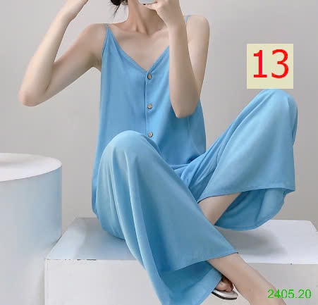 25HA2405.20 - BỘ LANH LỤA 2 DÂY QUẦN DÀI NỮ