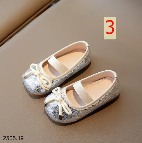 25HA2505.19 - GIÀY BÚP BÊ BÉ GÁI ĐÍNH SEQUIN