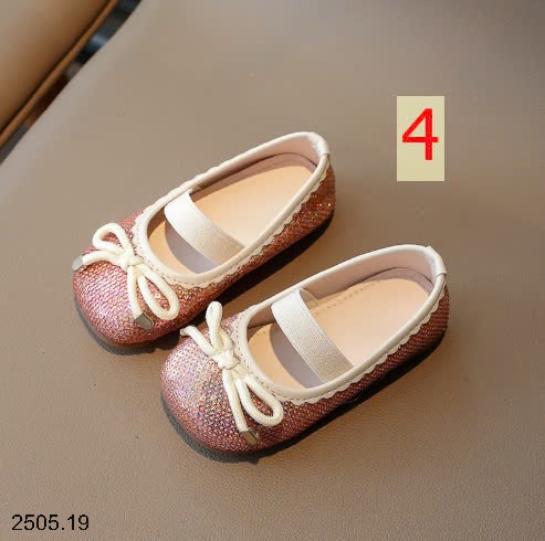 25HA2505.19 - GIÀY BÚP BÊ BÉ GÁI ĐÍNH SEQUIN
