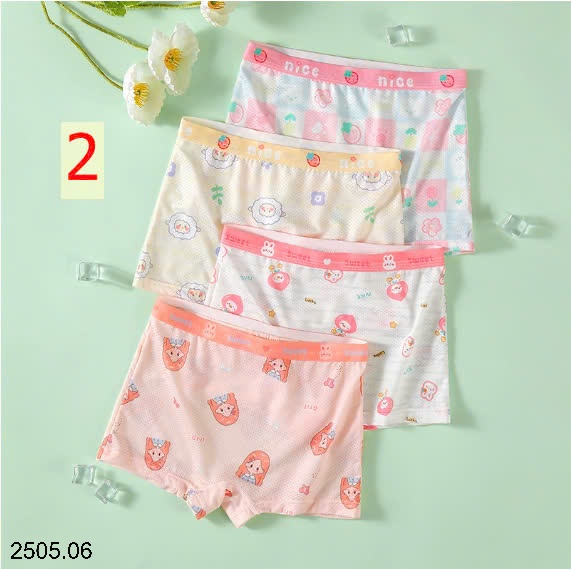 25HA2505.06 - SET 4 QUẦN CHÍP THÔNG HƠI CHO BÉ