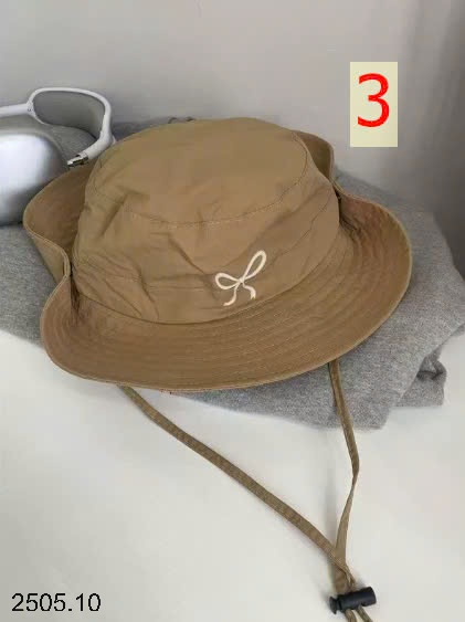 25HA2505.10 - MŨ BUCKET THÊU NƠ