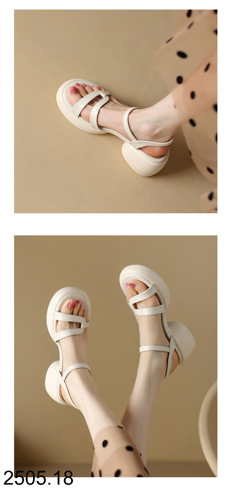 25HA2505.18 - SANDAL QUAI DÂY NỮ