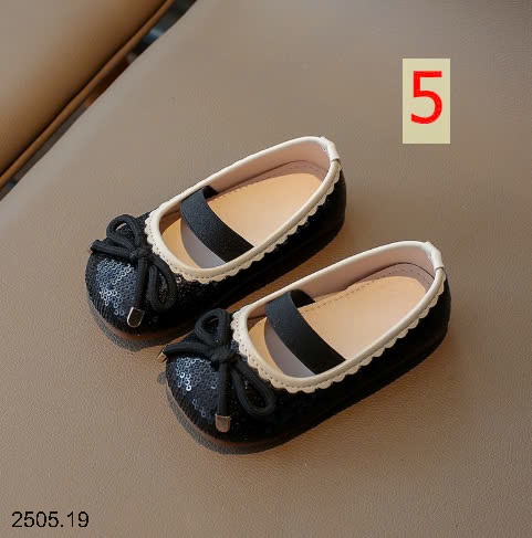 25HA2505.19 - GIÀY BÚP BÊ BÉ GÁI ĐÍNH SEQUIN