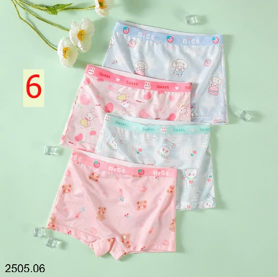25HA2505.06 - SET 4 QUẦN CHÍP THÔNG HƠI CHO BÉ