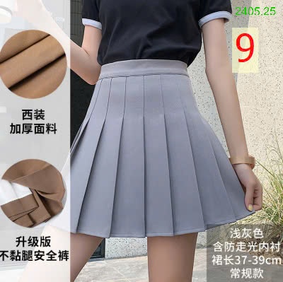 25HA2405.25 - CHÂN VÁY XẾP LY NỮ DÁNG NGẮN