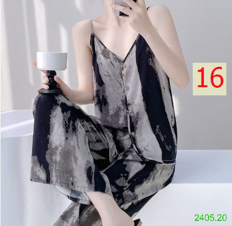 25HA2405.20 - BỘ LANH LỤA 2 DÂY QUẦN DÀI NỮ