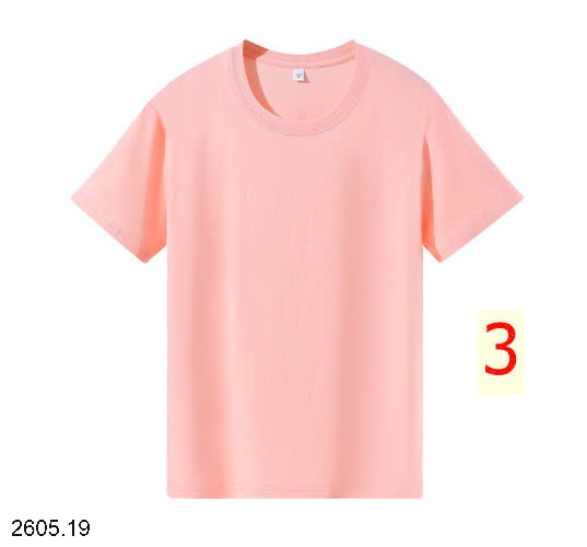 25HA2605.19 - ÁO COTTON TRƠN MÀU BASIC NAM NỮ
