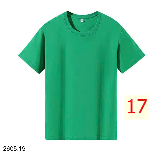 25HA2605.19 - ÁO COTTON TRƠN MÀU BASIC NAM NỮ