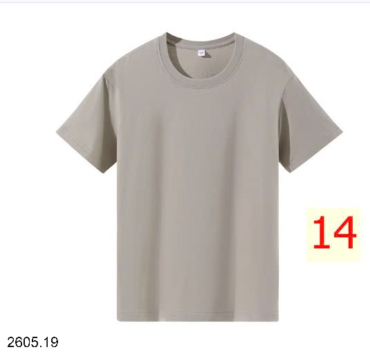 25HA2605.19 - ÁO COTTON TRƠN MÀU BASIC NAM NỮ