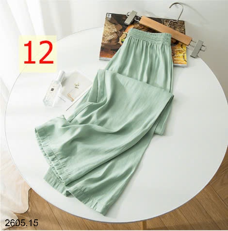 25HA2605.15 - QUẦN LỤA XUÔNG MỀM MÁT MÙA HÈ NỮ