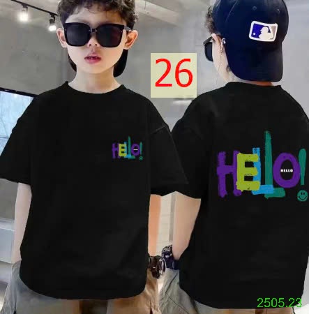 25HA2505.23 - ÁO PHÔNG COTTON SIZE ĐẠI BÉ TRAI