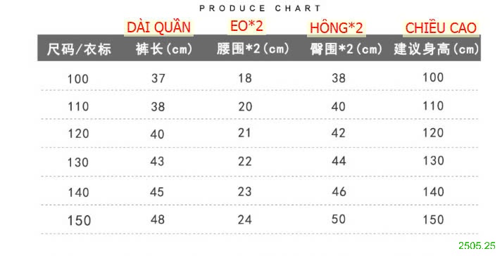 25HA2505.25 - QUẦN THÔ HÌNH GẤU KACADY BÉ TRAI