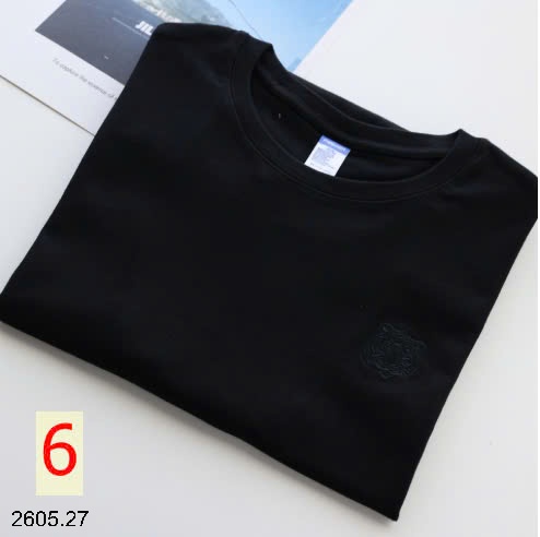 25HA2605.27 - ÁO COTTON NAM THÊU ĐẦU HỔ