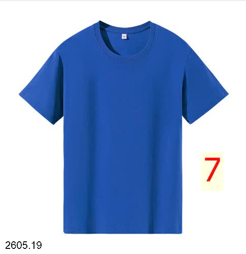 25HA2605.19 - ÁO COTTON TRƠN MÀU BASIC NAM NỮ