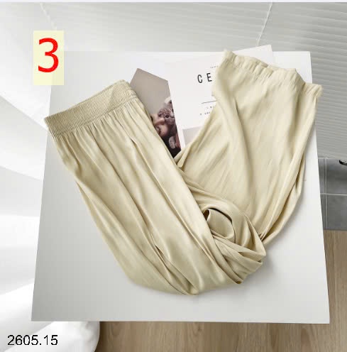 25HA2605.15 - QUẦN LỤA XUÔNG MỀM MÁT MÙA HÈ NỮ