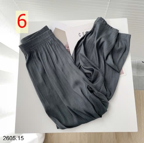 25HA2605.15 - QUẦN LỤA XUÔNG MỀM MÁT MÙA HÈ NỮ