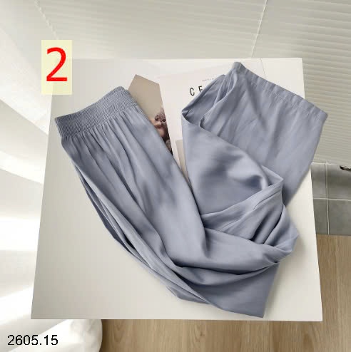 25HA2605.15 - QUẦN LỤA XUÔNG MỀM MÁT MÙA HÈ NỮ